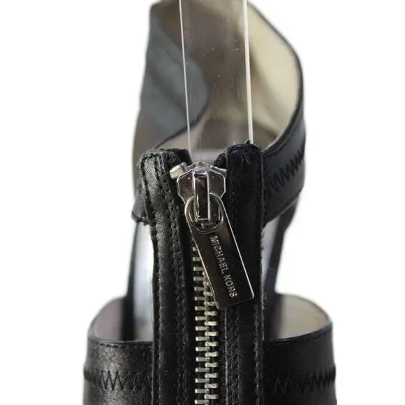 Michael Michael Kors Womens Leather Strappy Heels Black Size 7M - Picture 6 of 7